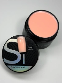Гель Si «CORAL BLUSH» для наращивания и моделирования ногтей