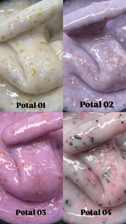 Гель Si «POTAL» #03 для наращивания и моделирования ногтей с поталью