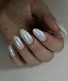 Гель Si «CRYSTAL» #01 для наращивания и моделирования ногтей с шиммером