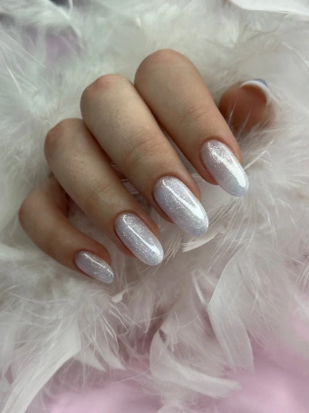 Гель Si «CRYSTAL» #04 для наращивания и моделирования ногтей с шиммером