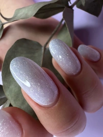 Гель Si «CRYSTAL» #04 для наращивания и моделирования ногтей с шиммером