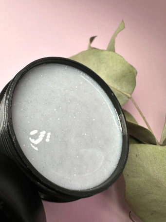 Cветоотражающий гель Si «REFLECTIVE» #01 для наращивания и моделирования ногтей с шиммером