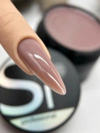 Гель Si «DARK BROWN» для наращивания и моделирования ногтей
