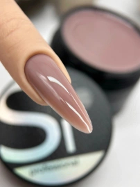 Гель Si «DARK BROWN» для наращивания и моделирования ногтей