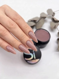 Гель Si «DARK BROWN» для наращивания и моделирования ногтей