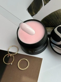 Гель Si «FLAMINGO OPAL» для наращивания и моделирования ногтей с шиммером, опаловый
