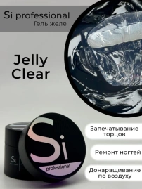 Гель желе Si «JELLY CLEAR» для ремонта и наращивания ногтей прозрачный