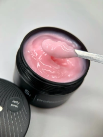 Гель желе Si «JELLY PINK» для ремонта и наращивания ногтей