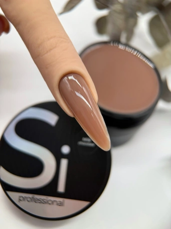 Гель Si «MILK CHOCOLATE» для наращивания и моделирования ногтей