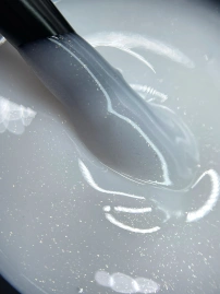 Гель Si «MILK OPAL» для наращивания и моделирования ногтей с шиммером, опаловый