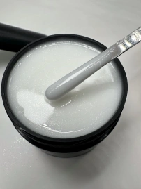 Гель Si «MILK OPAL» для наращивания и моделирования ногтей с шиммером, опаловый
