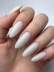 Гель Si «OPAL SILVER» #02 для наращивания и моделирования ногтей с шиммером