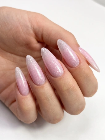Гель Si «OPAL SILVER» #03 для наращивания и моделирования ногтей с шиммером