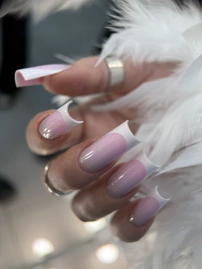 Гель Si «OPAL SILVER» #03 для наращивания и моделирования ногтей с шиммером