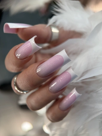 Гель Si «OPAL SILVER» #03 для наращивания и моделирования ногтей с шиммером
