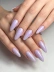 Гель Si «OPAL SILVER» #04 для наращивания и моделирования ногтей с шиммером