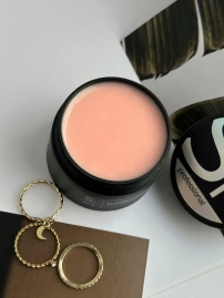 Гель Si «PEACH OPAL» для наращивания и моделирования ногтей с шиммером