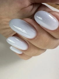 Гель Si «BLUE OPAL» для наращивания и моделирования ногтей с шиммером, опаловый
