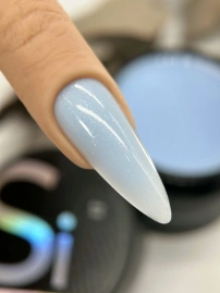 Гель Si «BLUE OPAL» для наращивания и моделирования ногтей с шиммером, опаловый