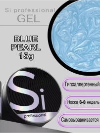 Гель Si «BLUE PEARL» для наращивания и моделирования ногтей жемчужный, перламутр